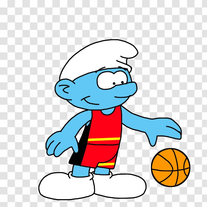 Greedy Smurf The Smurfs Basketball Character Papa - Smile Transparent PNG