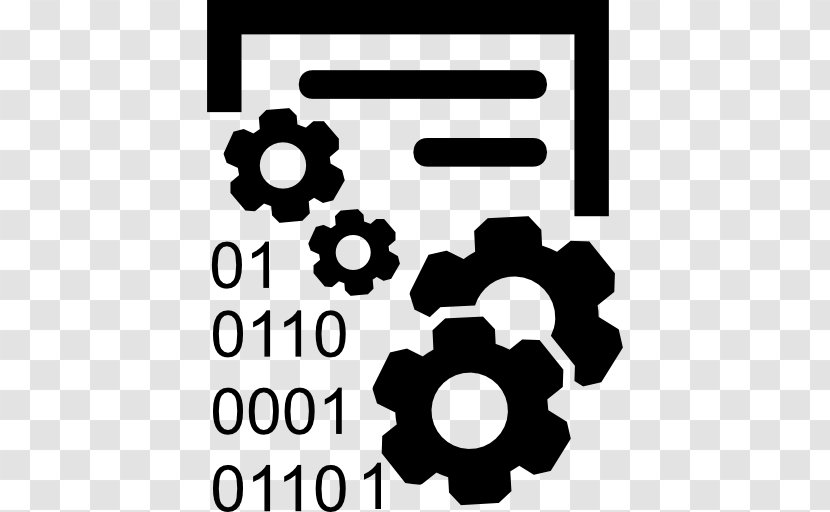 Data Processing Symbol Binary File - Area Transparent PNG