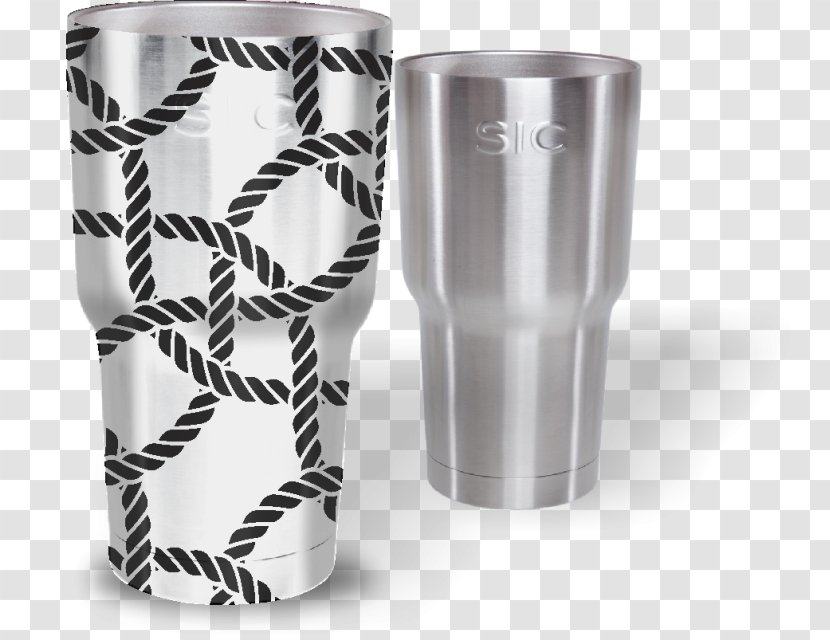 Highball Glass Perforated Metal Brushed - Cup Transparent PNG