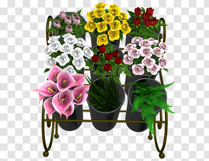 Floral Design Flower Bouquet Vase Flowerpot Image Transparent PNG
