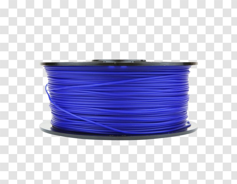 3D Printing Filament Polylactic Acid Nylon - Flexibility - Blue Transparent PNG