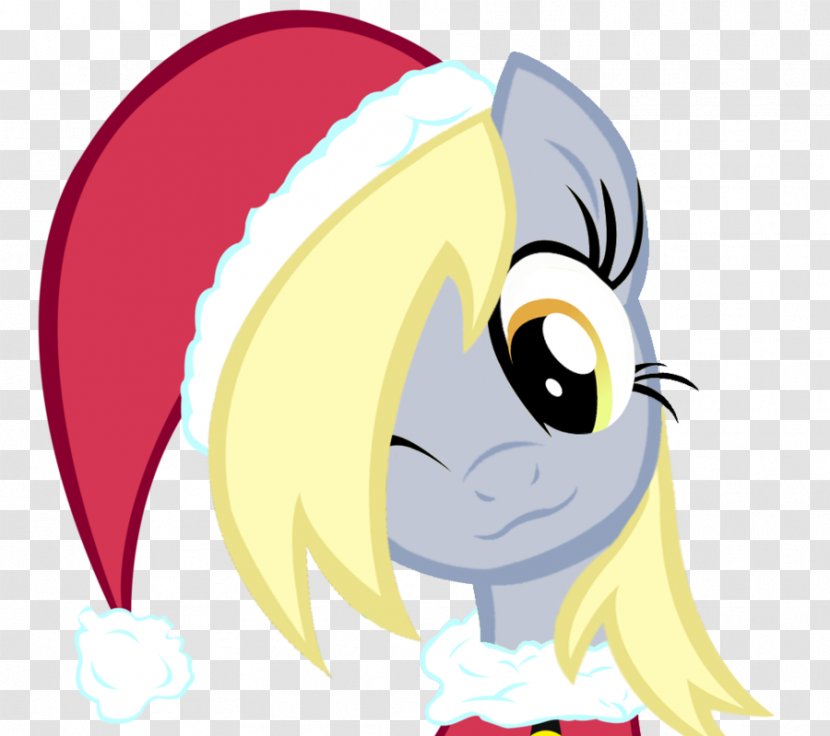 Derpy Hooves Pinkie Pie Applejack Pony Rainbow Dash - Cartoon - Christmas Transparent PNG