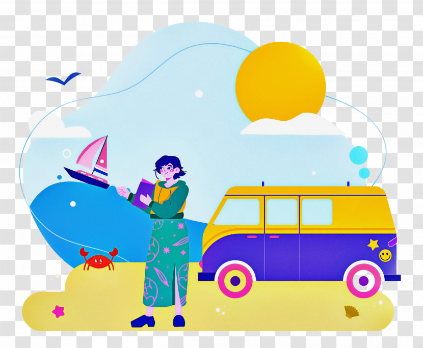 Seashore Day Vacation Travel Transparent PNG