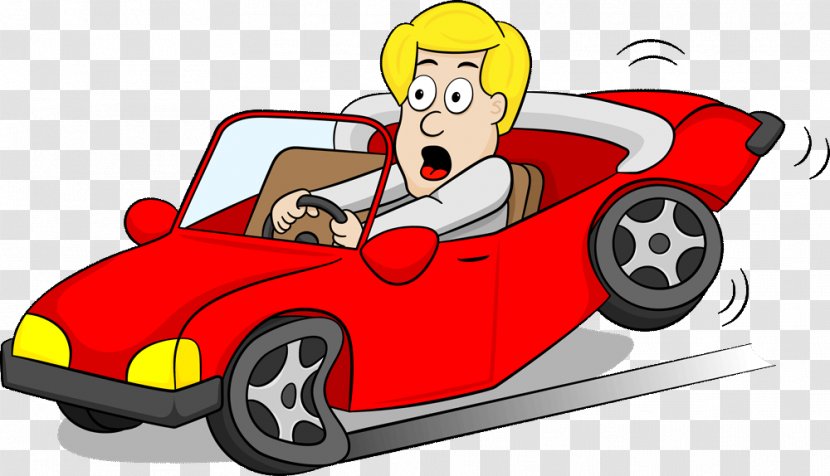 Cartoon Traffic Collision Royalty-free - Compact Car Transparent PNG