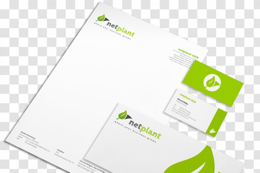 Logo Brand Green - Id Card Design Transparent PNG