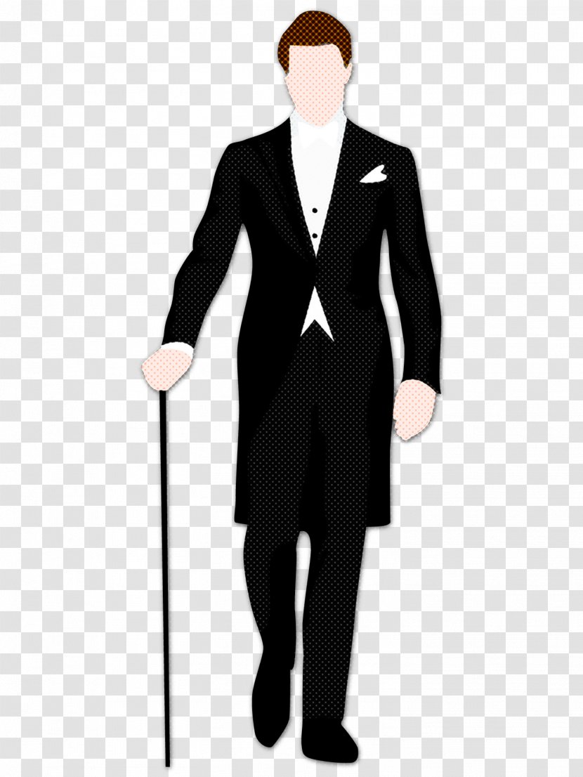 Suit Formal Wear Standing Clothing Tuxedo - Walking Stick Outerwear Transparent PNG