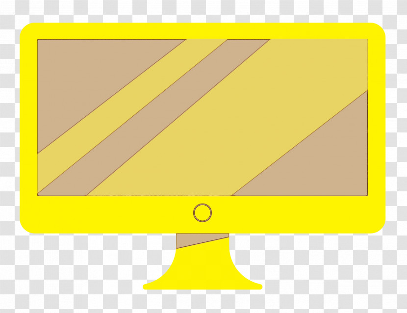 Line Triangle Font Yellow Meter Transparent PNG