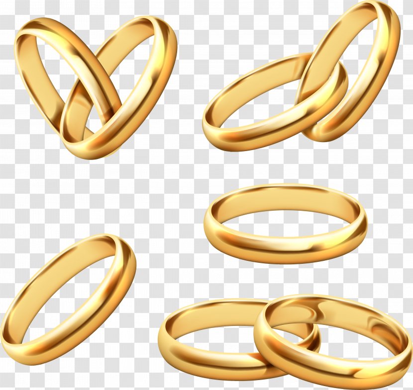 Wedding Ring Gold Stock Photography - Ceremony Supply - 5 Design Vector Transparent PNG