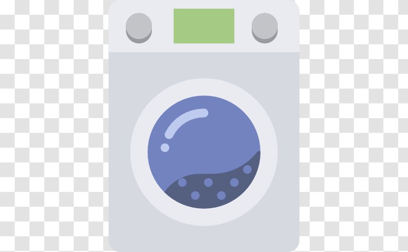 Washing Machine Icon - Blue - Automatic Drum Transparent PNG