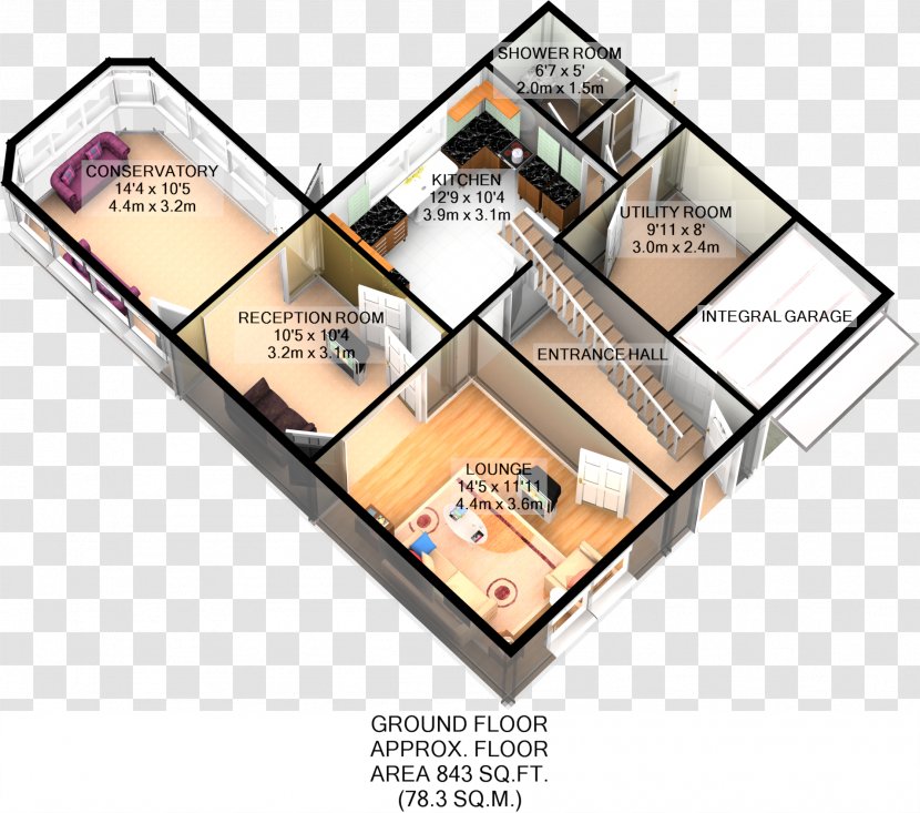 Product Design Floor Plan Angle - Erins Isle Gaa Transparent PNG