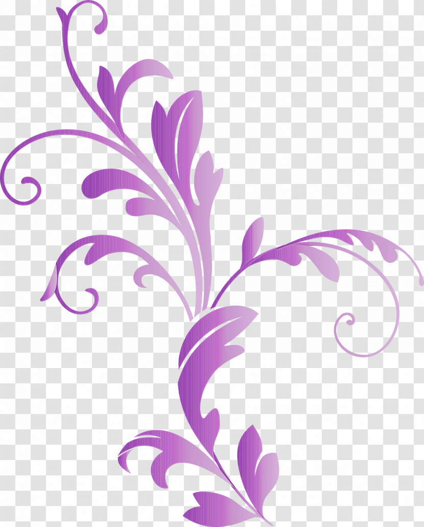 Violet Purple Leaf Lilac Ornament Transparent PNG