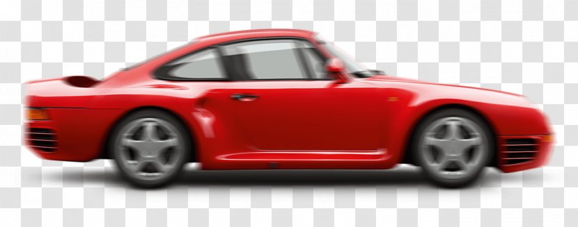 Porsche 959 Model Car Automotive Design - Vehicle Transparent PNG