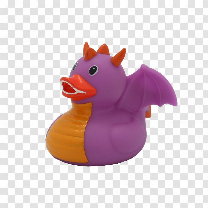 Rubber Duck Bath Dragon Toy - Figurine Transparent PNG