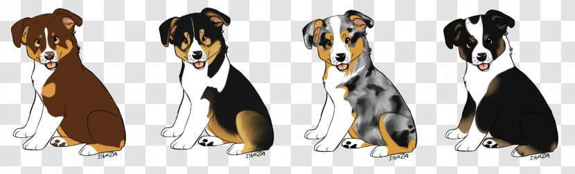 Dog Breed Horse Mammal - Animated Cartoon - Australian Shepherd Puppy Transparent PNG