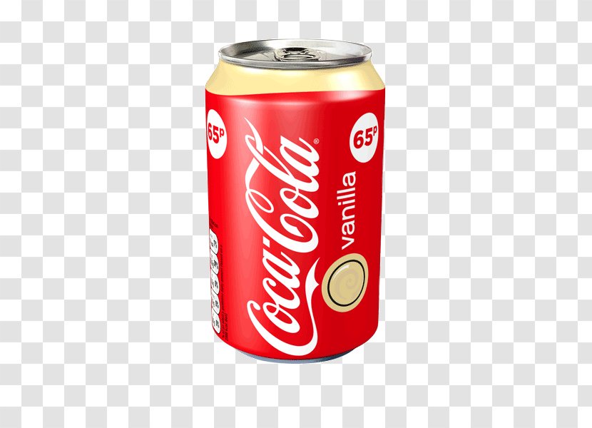 Coca-Cola Vanilla Coke (Product Of UK) - Cocacola - Old Dr Pepper Cans Transparent PNG