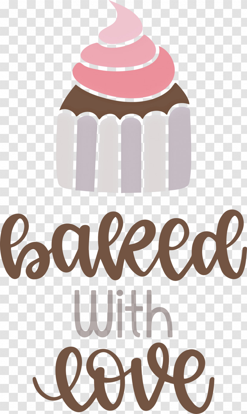 Baked With Love Cupcake Food Transparent PNG