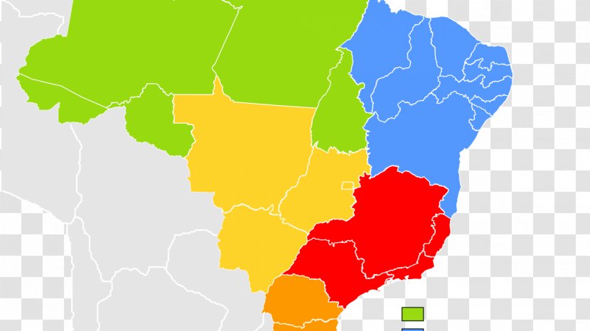 Regions Of Brazil South Region, Brazilian Highlands Capitals Map Transparent PNG