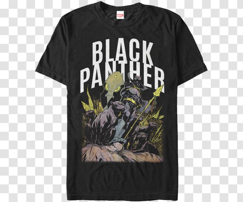 T-shirt Black Panther Clothing Sizes Top - Outerwear Transparent PNG