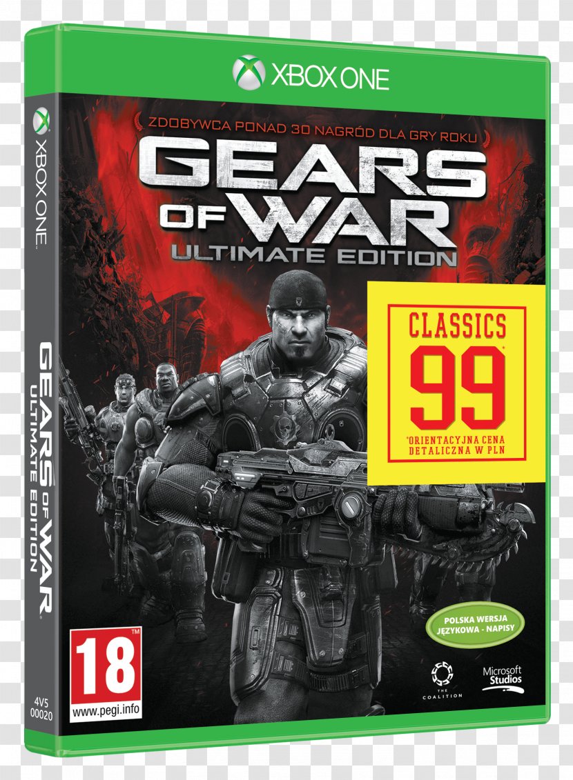 Gears Of War 4 War: Ultimate Edition Xbox 360 One - Video Game Consoles Transparent PNG