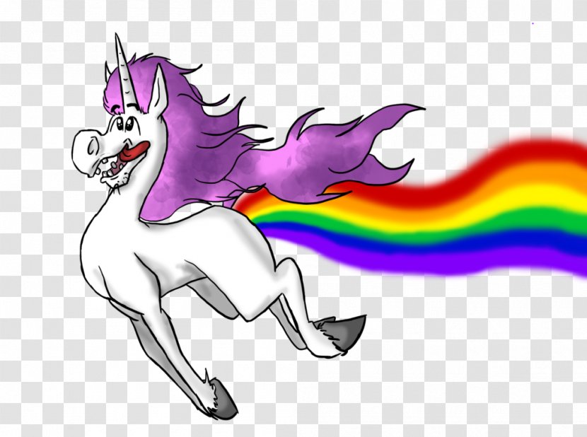 Unicorn Rainbow Flatulence Legendary Creature Sticker - Mermaid - Cliparts Transparent PNG