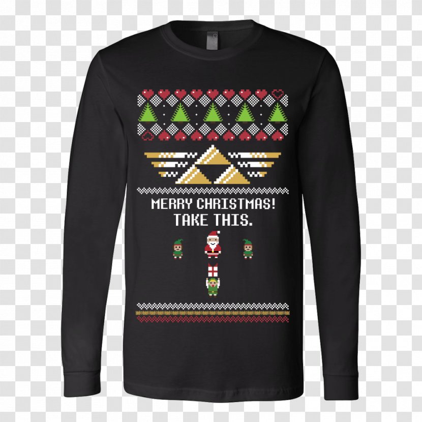 T-shirt Christmas Jumper Sweater Sleeve - T Shirt - Buy 1 Take Transparent PNG