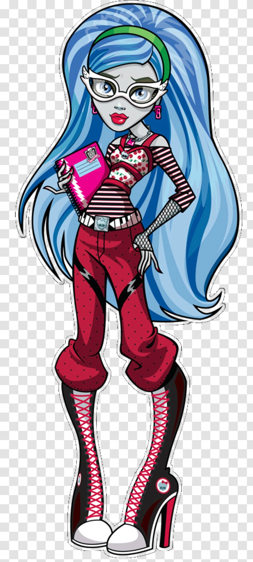 Monster High Lagoona Blue Ghoul Doll - Jester - Schools Out Background Transparent PNG