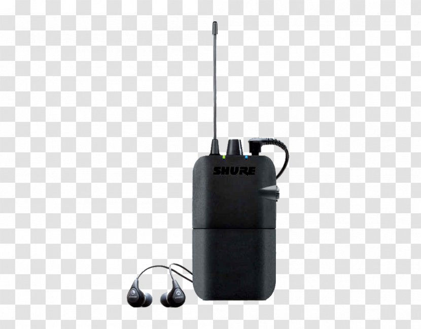 Microphone Shure P3TRA215CL PSM300 Wireless Stereo Personal Monitor System P3TR112GR In-ear Transparent PNG