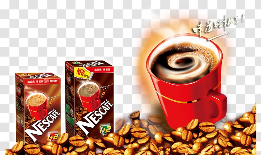 Instant Coffee Cafe Cup Caffeine - Flavor - On Beans Transparent PNG