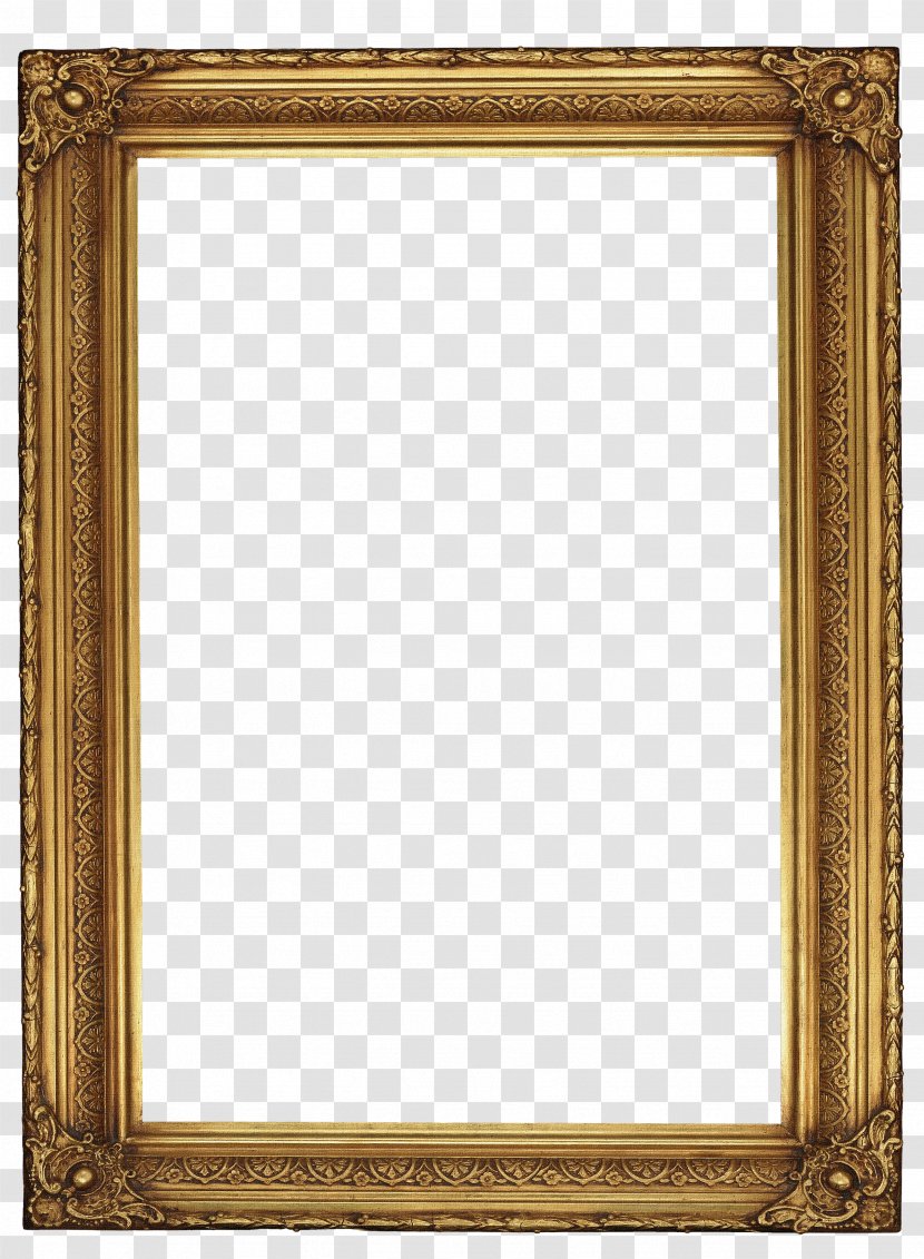 Picture Frames Gold Stock Photography Decorative Arts Ornament - Cartesian Coordinate System - Wooden Frame Transparent PNG