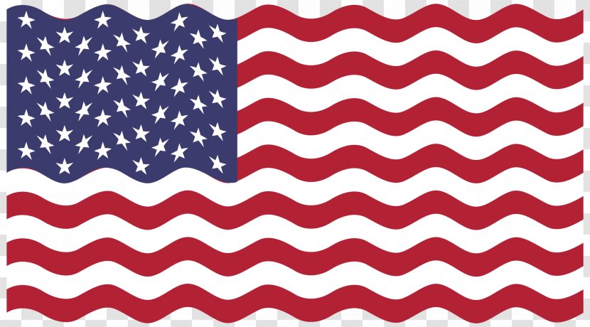 Flag Of The United States Decal Bumper Sticker - WAVY Transparent PNG