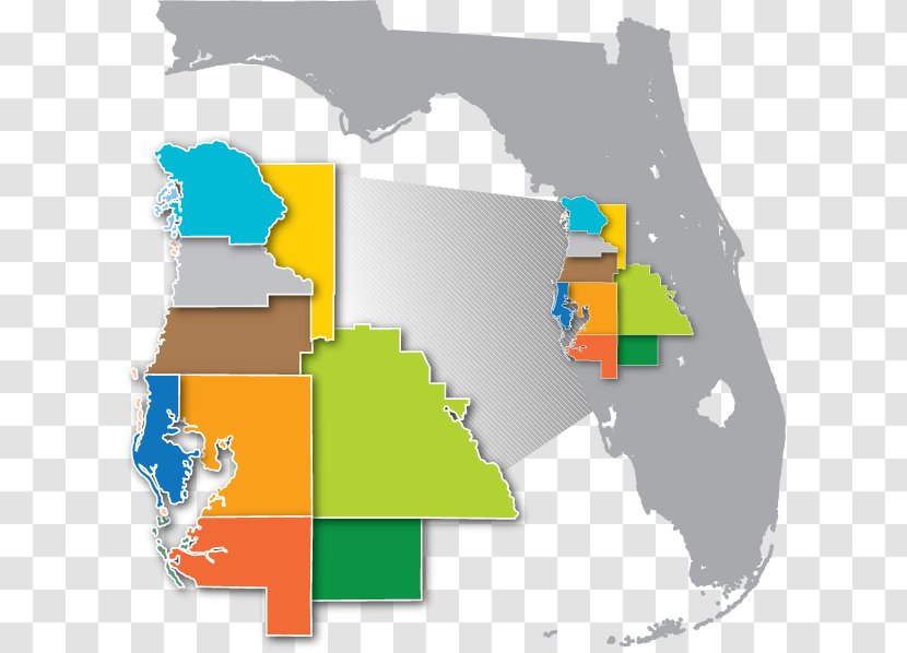 Florida Topographic Map Physische Karte Capital City Transparent PNG