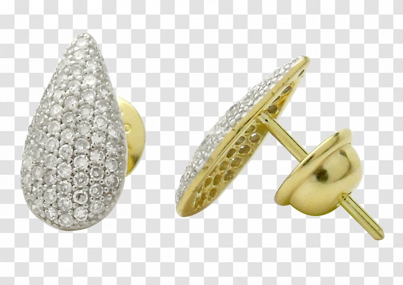 Earring Brazil Jewellery Diamond Gold - Market Transparent PNG