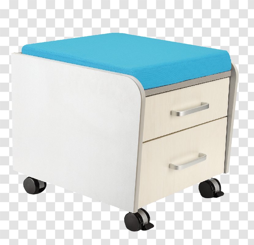 Table Furniture Drawer Desk - Blue Wooden Transparent PNG