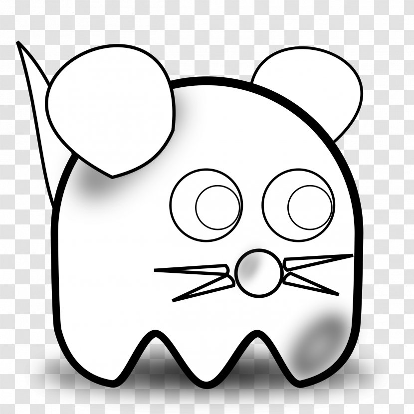 Cartoon Line Art Black And White Clip Transparent PNG