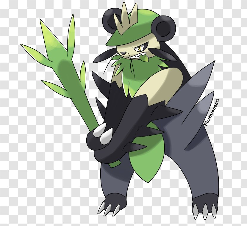 Pancham Pangoro Evolution Image Eevee - Carnivoran - Plant Transparent PNG