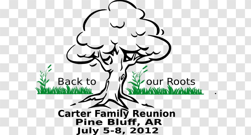 Family Clip Art - Black And White - Reunion Transparent PNG