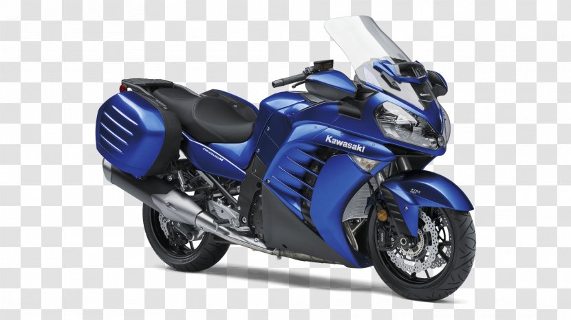 Kawasaki 1400GTR Motorcycles Ninja ZX-14 Concours - 1400gtr - Blue Motorcycle Transparent PNG