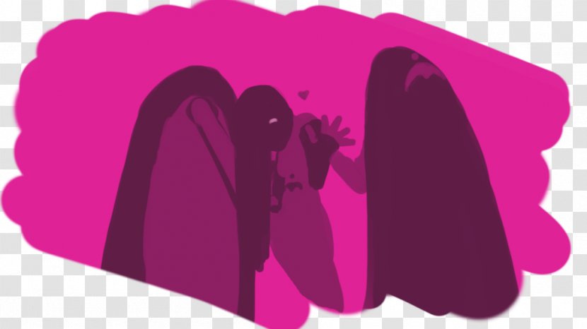 Clip Art Illustration Pink M Love - Purple - Yourself Her Transparent PNG