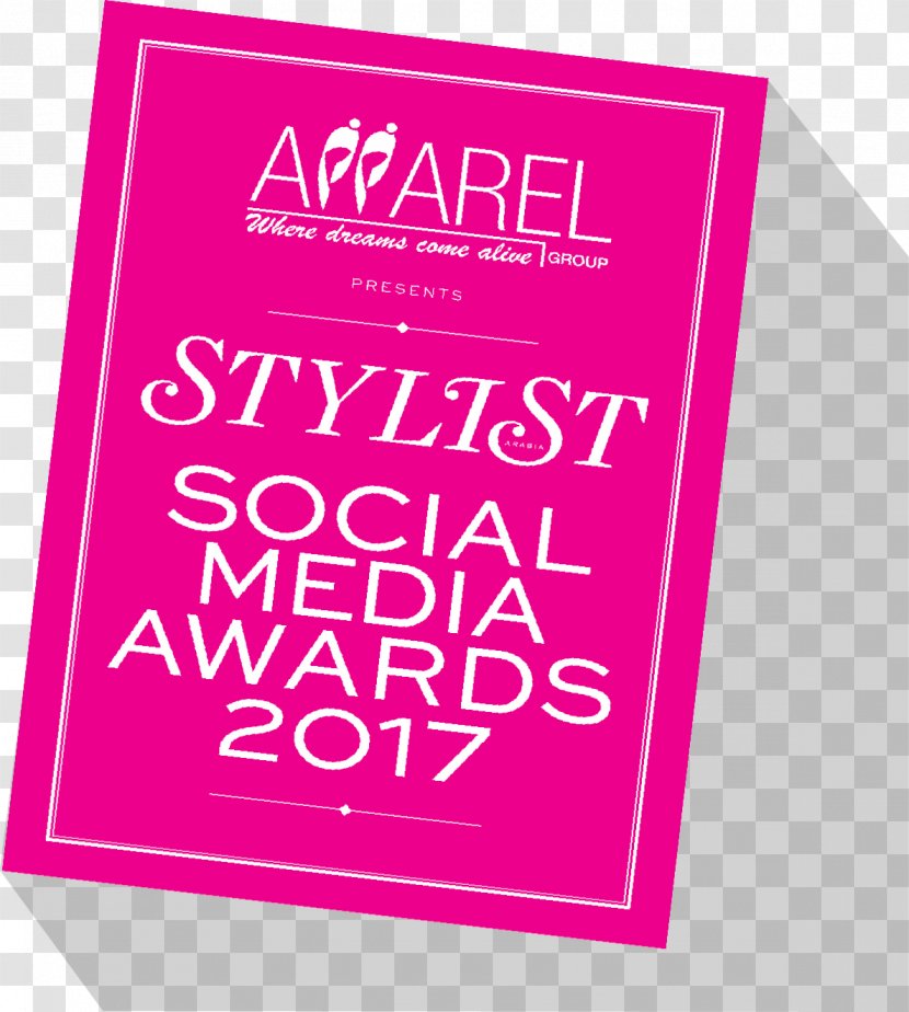 Social Media Magazine Arabian Peninsula Stylist Award - Pink Transparent PNG