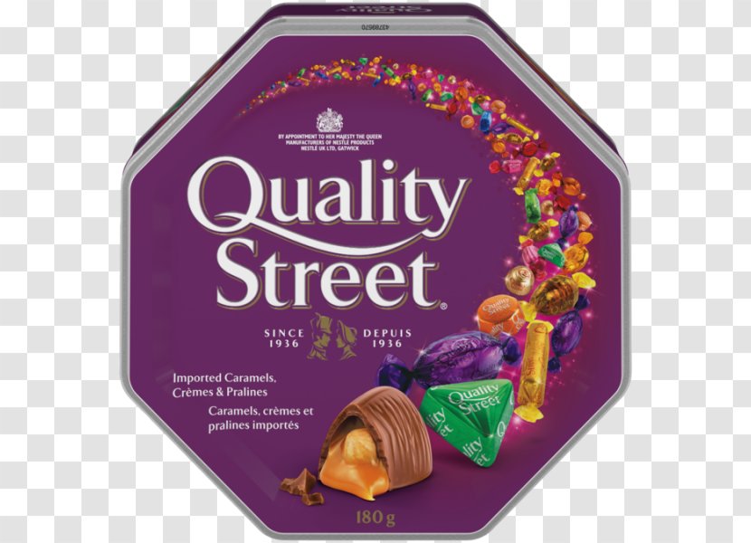 Nestle Quality Street Chocolates & Toffees Tin Box Candy Nestlé - Kit Kat - Chocolate Transparent PNG