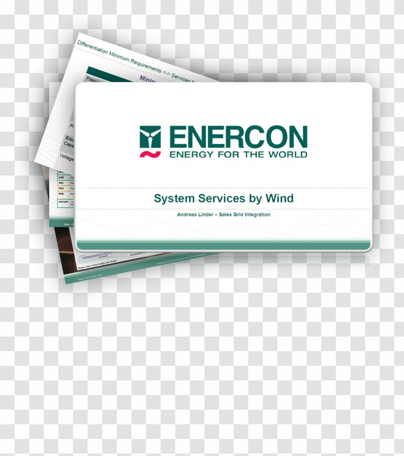 Brand Logo Enercon Font - Text Transparent PNG