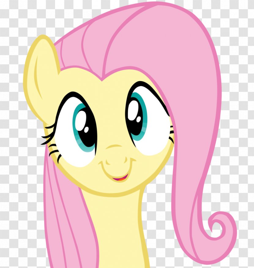 Fluttershy YouTube Smiley - Flower - Pony Transparent PNG