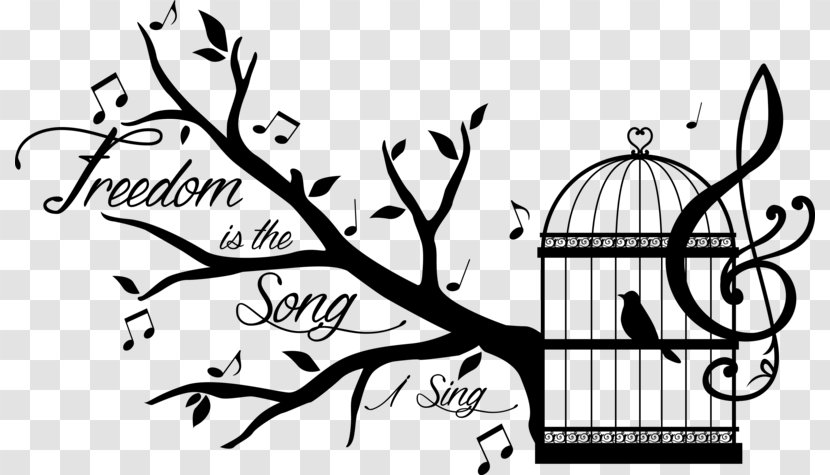 Twig Visual Arts Graphic Design Drawing Clip Art - Watercolor - I Know Why The Caged Bird Sings Transparent PNG