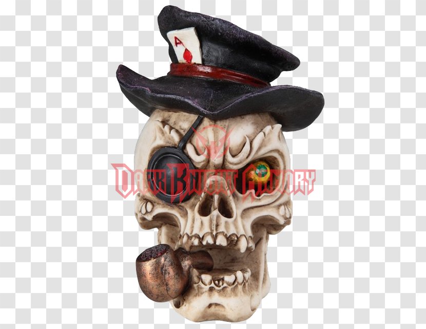 Skull Head Bone Ace Top Hat - Playing Card - Knight Transparent PNG