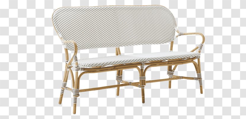 Bench Chair Furniture Couch Sika-Design Isabell Havebænk - White Transparent PNG