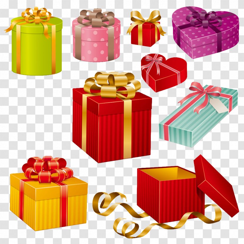 Gift Box Designer - Red - Cartoon Pictures Gift,Holiday Packs Transparent PNG