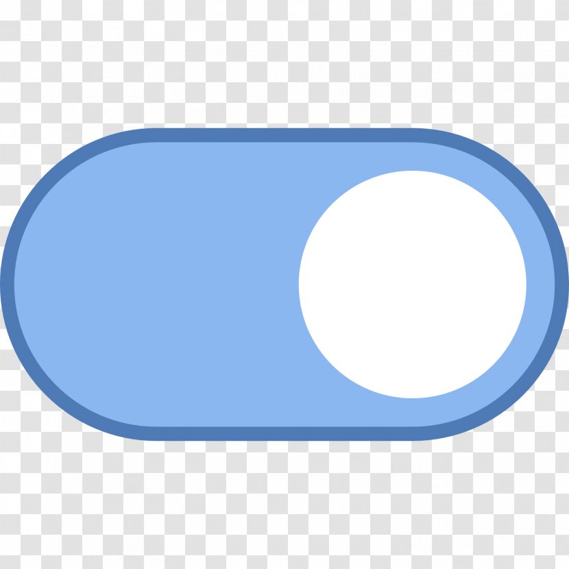 Slider Symbol Button - Azure - Buttons Transparent PNG