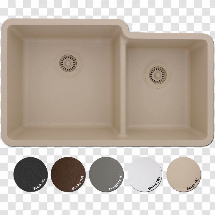 Sink Plumbing Fixtures Drain Ceramic Granite - Engineered Stone - Counter Placement Transparent PNG