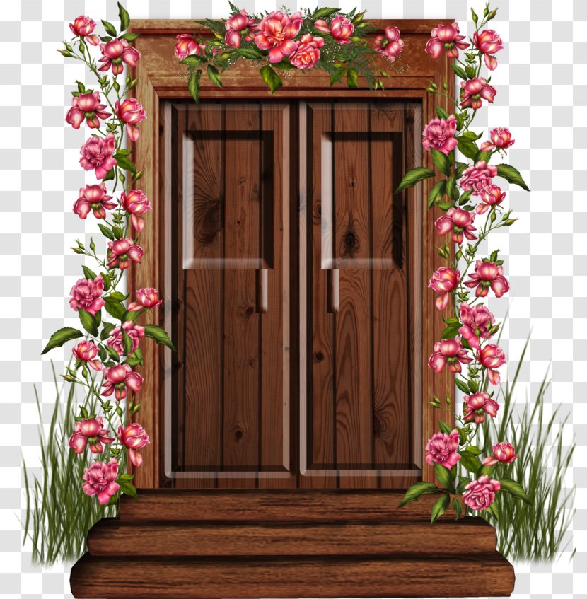 Door Clip Art - Flower Transparent PNG