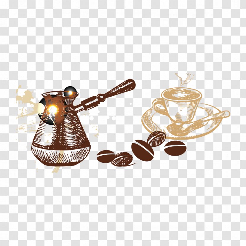 Coffee Cup Tea Dolce Gusto Cafe - Metal - Beans And Transparent PNG